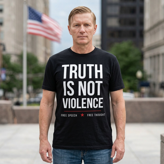 Truth Is Not Violence T-Shirt — Free Speech Graphic Tee