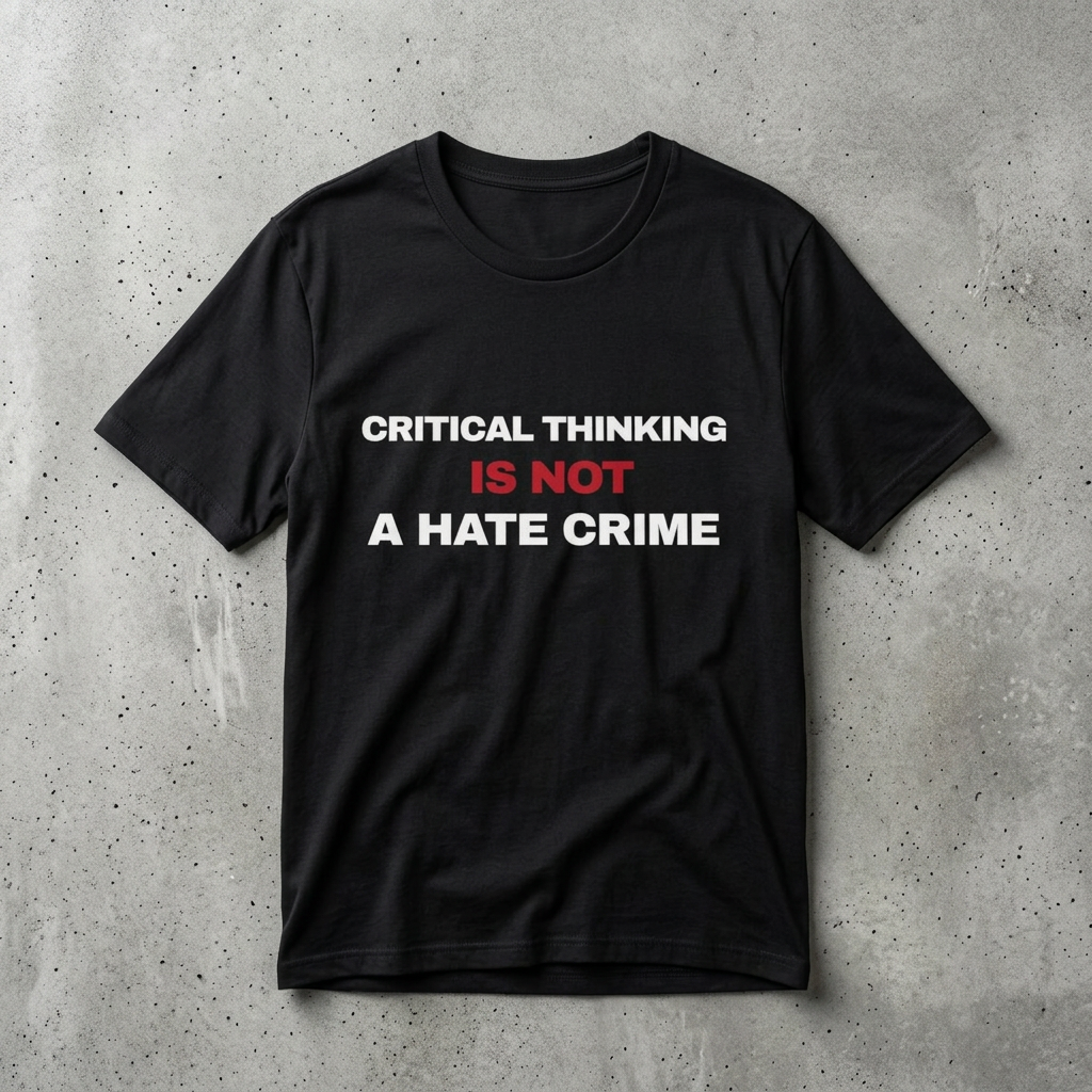 Critical Thinking Is Not A Hate Crime Tee