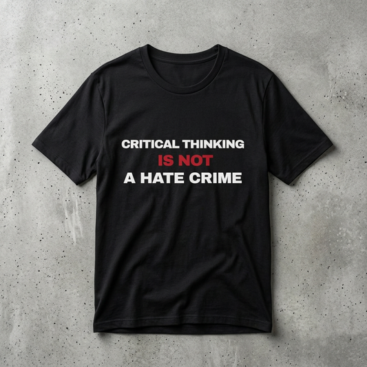 Critical Thinking Is Not A Hate Crime Tee